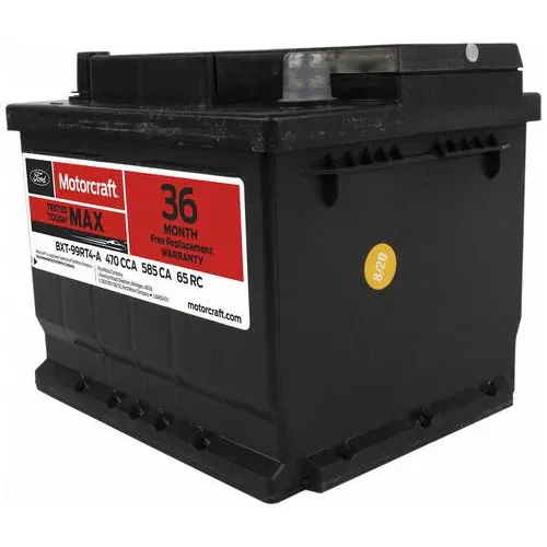 Motorcraft Tested Tough MAX Standard Flooded Top Post Battery Group Size 99R T4 470 CCA 65 Minute RC – BXT99RT4A