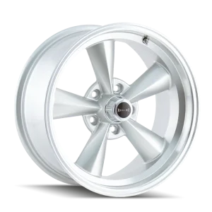 Ridler 675 Satin Silver Machined Wheels