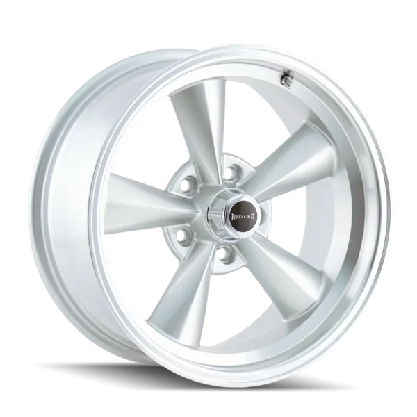 Ridler 675 Satin Silver Machined Wheels
