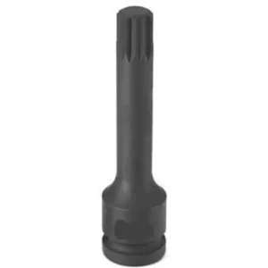 Grey Pneumatic M14 Triple Square Tamper-Proof Impact Plug Socket 1/2″ Drive (21144ST)