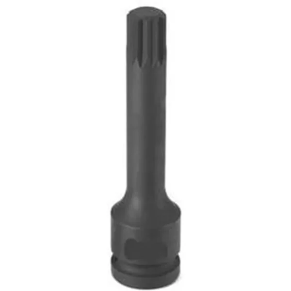 Grey Pneumatic M14 Triple Square Tamper-Proof Impact Plug Socket 1/2″ Drive (21144ST)