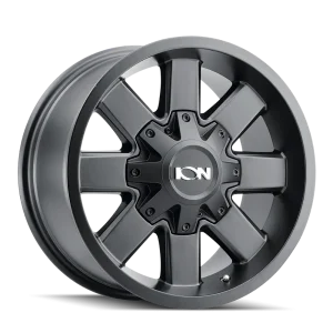 Ion Alloy 141 Satin Black Wheels