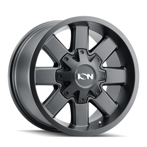Ion Alloy 141 Satin Black Wheels
