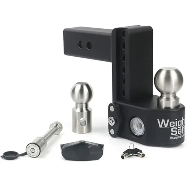 Weigh Safe Tongue Weighing Adjustable Ball Mount 2-In and 2-5/16-In Balls 6-In Drop 2.5-In Shank (WSFSWS6-2.5KA)