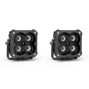 Vivid Lumen FNG 3 RR SAE 3″ Yellow Flush Mount Driving Light Pods (12120RB)