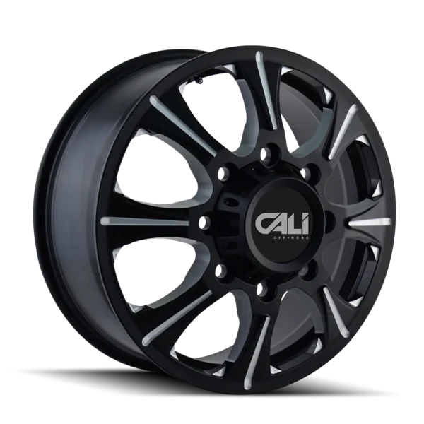 Cali Off-Road Brutal 9105 Front Satin Black Milled Wheels