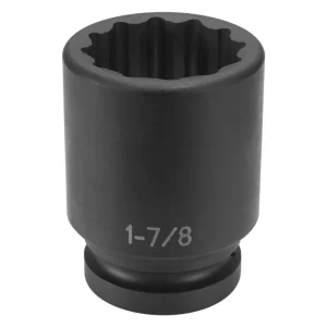 Grey Pneumatic 1″ Drive 1-5/8″ 12-Point Deep Impact Socket (4252D)