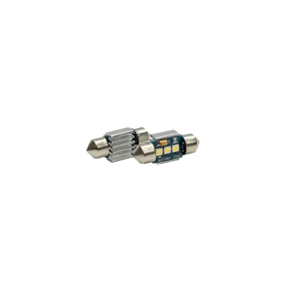Vivid Lumen Festoon Interior LED Bulbs – White, Pair (3175-W)
