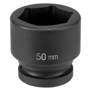Grey Pneumatic 1″ Drive 63 Mm 6-Point Standard Impact Socket (4063M)