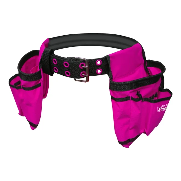 The Original Pink Box 2-Pouch Canvas Tool Belt (PB2BELT)