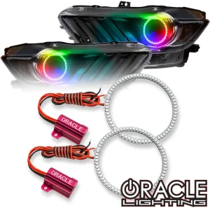 Oracle Lighting 2015-2017 Ford Mustang V6/GT/Shelby LED Headlight Halo Kit (2266-001, 2266-002, 2266 - view 2