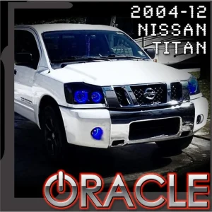 Oracle Lighting 2004-2006 Nissan Titan LED Halo Headlight Kit (2674-001, 2674-002, 2674-003, 2674-00 - view 3
