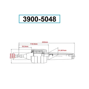 HHIP MT4 HIGH SPEED LIVE CENTER B-TYPE (3900-5048) - view 2