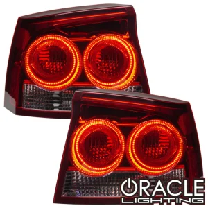 Oracle Lighting 2006-2009 Dodge Charger Pre-Assembled LED Halo Tail Lights (7025-001)