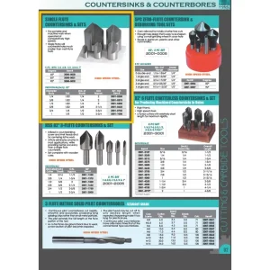 HHIP 5 PIECE 1/4-1″ 90 DEGREE HIGH SPEED STEEL COUNTERSINK SET (2000-0032) - view 2