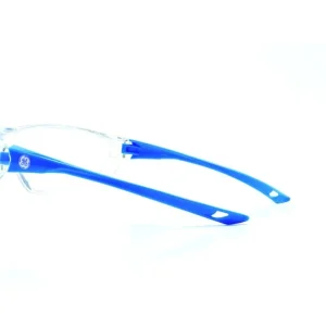 General Electric Blue Scratch-Resistant Safety Glasses -Clear, Mirror, I/O Lenses (GE103C, GE103CAF, GE103MAF) - view 3