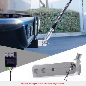 Master Tailgaters 5′ LED Truck Flag Pole Whip with Bluetooth Smartphone App Control – Includes 2″ Hi - view 3