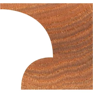 Grizzly Industrial Carbide-Tipped Shaper Cutter, 1/2″ Bore - view 3
