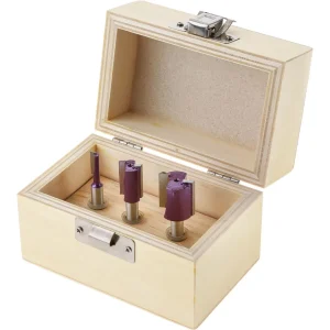 Grizzly Industrial Straight Plywood Router Bits 3 Piece Set (H5558, H5559)