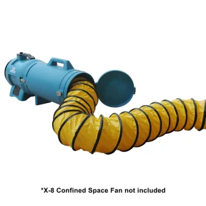 XPOWER 25 ft Ducting Hose 8 inch Diameter with Carrier (8DHC25) - view 4