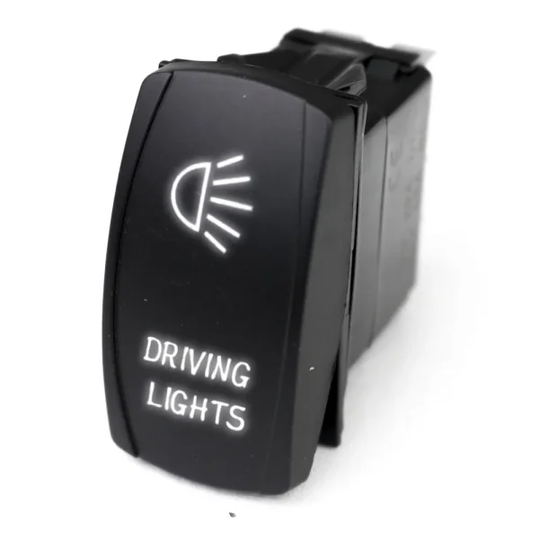Race Sport LED Rocker Switch w/ White LED Radiance Driving Lights (1005286)