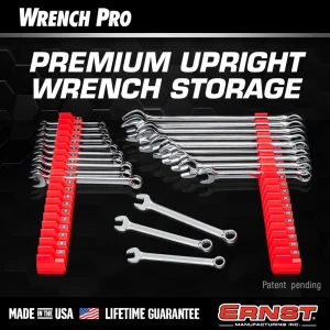 Ernst Wrench Pro – Modular Toolbox Wrench Organizer For 20 Wrenches – Red (5402) - view 4
