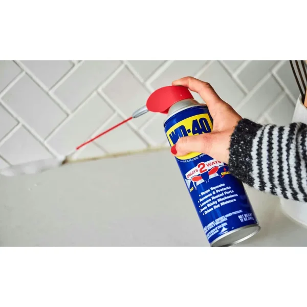 WD-40 Smart Straw Spray Lubricant for Multi-Use 12 oz (49004)