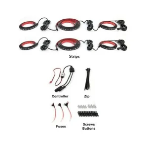 Race Sport RGB Chasing Style 6-Piece Underbody LED Kit (1007523) - view 2