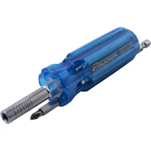 Picquic Carded Hvac 7 Bit Multi Bit Screwdriver Nutdriver, Blue (98883) - view 2