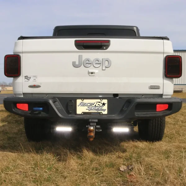 Race Sport 2018+ Jeep Gladiator Backup Smoked LED Tail Light Upgrade (1007585)