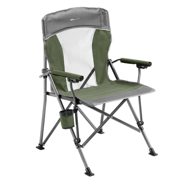 Alpine Mountain Gear Hard Arm Chair – Green (AMG-HAC/GRN)