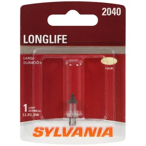SYLVANIA 2040 Basic Incandescent Mini Bulb (Pack of 1) – 2040LLBP