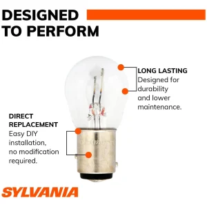 SYLVANIA 2057 Long Life Incandescent Mini Bulb (Pack of 2) – 2057LLBP - view 2
