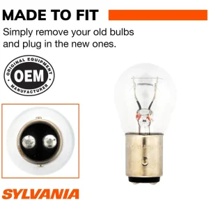 SYLVANIA 2057 Long Life Incandescent Mini Bulb (Pack of 2) – 2057LLBP - view 3