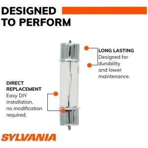 SYLVANIA 211-2 Long Life Incandescent Mini Bulb (Pack of 2) – 211-2LLBP - view 2
