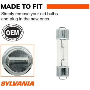 SYLVANIA 211-2 Long Life Incandescent Mini Bulb (Pack of 2) – 211-2LLBP - view 3