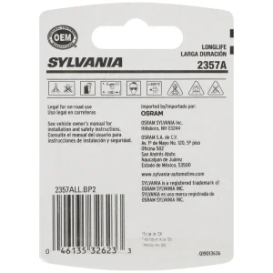 SYLVANIA 2357A Amber Long Life Incandescent Mini Bulb (Pack of 2) – 2357ALLBP - view 4