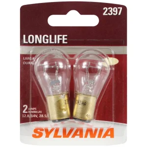 SYLVANIA 2397 Long Life Incandescent Mini Bulb (Pack of 2) – 2397LLBP
