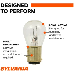 SYLVANIA 2397 Long Life Incandescent Mini Bulb (Pack of 2) – 2397LLBP - view 2