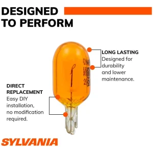 SYLVANIA 2827 Long Life Incandescent Mini Bulb (Pack of 2) – 2827LLBP - view 2