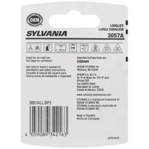 SYLVANIA 3057A Amber Long Life Incandescent Mini Bulb (Pack of 2) – 3057ALLBP - view 4