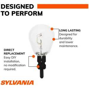 SYLVANIA 3157 Long Life Incandescent Mini Bulb (Pack of 2) – 3157LLBP - view 2