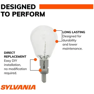 SYLVANIA 3456 Long Life Incandescent Mini Bulb (Pack of 2) – 3456LLBP - view 2