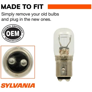 SYLVANIA 3496 Long Life Incandescent Mini Bulb (Pack of 2) – 3496LLBP - view 3