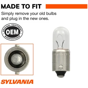 SYLVANIA 3893 Long Life Incandescent Mini Bulb (Pack of 2) – 3893LLBP - view 3