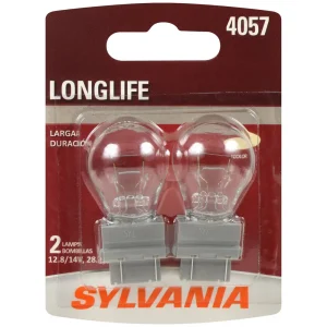 SYLVANIA 4057 Long Life Incandescent Mini Bulb (Pack of 2) – 4057LLBP