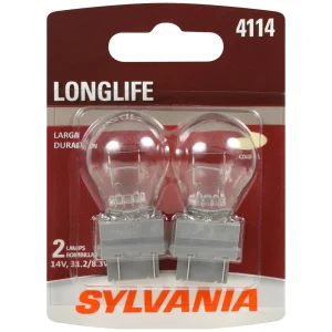 SYLVANIA 4114 Long Life Incandescent Mini Bulb (Pack of 2) – 4114LLBP