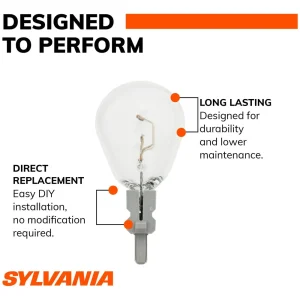 SYLVANIA 4114 Long Life Incandescent Mini Bulb (Pack of 2) – 4114LLBP - view 2
