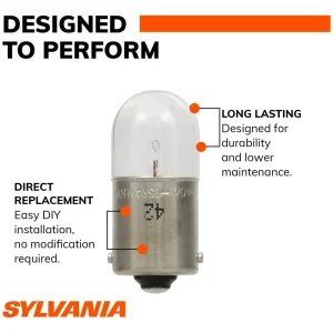 SYLVANIA 5007 Long Life Incandescent Mini Bulb (Pack of 2) – 5007LLBP - view 2