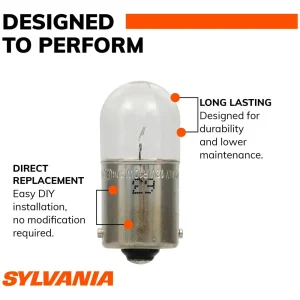 SYLVANIA 5008 Long Life Incandescent Mini Bulb (Pack of 2) – 5008LLBP - view 2
